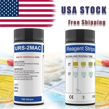 MERYDI-100pcs 2 IN 1 Microalbumin&Creatinine Kidney Function Urine Test Strip