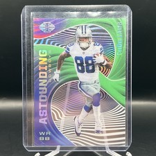 CeeDee Lamb Rookie 2020 Panini Illusions - Astounding Green #A7  Cowboys SP