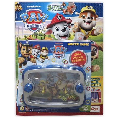 Paw Patrol Sammelmagazin 02/2026 Comics Rätsel Poster Extra Wasser-Spiel