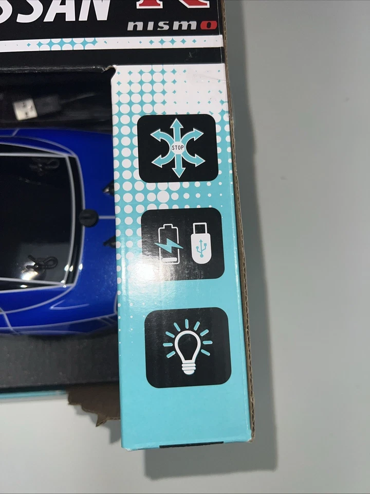 Hyper RC Nissan GTR LED/Vapor - RC Nissan GTR Rechargeable Car 1:16 Scale - Image 4 of 4