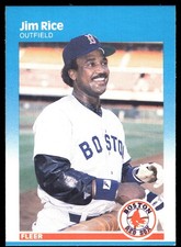 Jim Rice 1987 Fleer #41 Boston Red Sox MLB READ FREE SHIPPING AutographDen