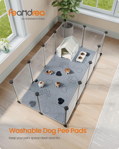 Washable Dog Pee Pads, 2 Pack, Reusable Dog Pads, 48 x 24 Inches, L, Waterpro... - Picture 2 of 6