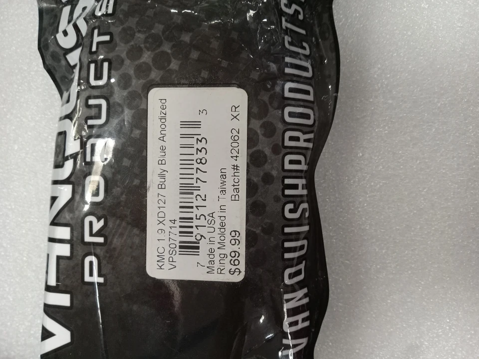 KMC 1.9 XD127 Bully Blue Anodized Wheels (2Pk) - Vanquish #VPS07714 - Image 2 of 2