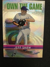 2002 Topps Baseball OWN THE GAME OG25 Jeff Shaw, Los Angeles Dodgers