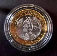 4 Queens Las Vegas NV Amphitrite Goddess of the Sea  LE Ten Dollar Gaming Token