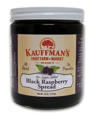 Kauffman Orchards Seedless Black Raspberry Jam, All Natural, No Preservatives