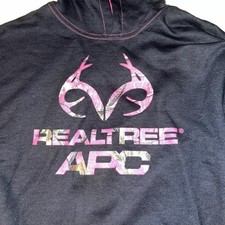 NWOT Realtree Youth XL Long Sleeve Pullover Hoodie Sweatshirt Pink Camo T7