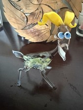 Glas Bock Ziege Figur – lustige Glasfigur – Geschenk für Sternzeichen Steinbock