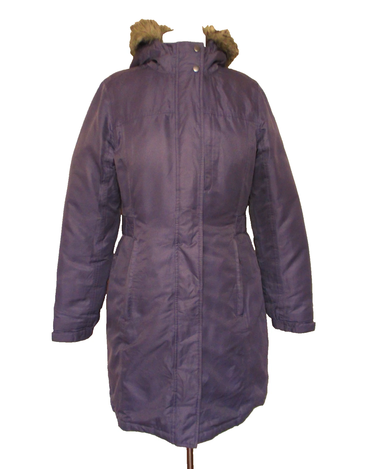 Eddie Bauer Coat Womens XS Purple WeatherEdge Goose Down Parka Hooded Faux Fur
Opens in a new window