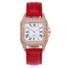 Ladies Fashion Leisure Watch Waterproof Female Bucket Square Bracelet Quartz