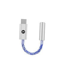 JCALLY JM6 Pro USB C Type-C to 3.5mm Dual DAC CX31993 MAX97220 Silver Blue