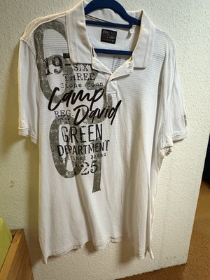 Camp David Poloshirt XXXL Weiß 