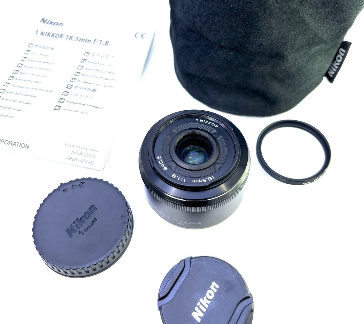 NEW・Open Box】Nikon 1 NIKKOR 18.5mm f/1.8 lens CX format Black