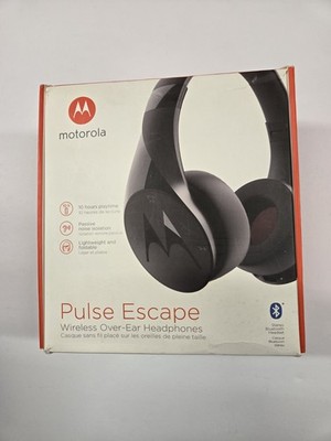 Motorola SH012 Pulse EscapeWireless On The Ear Headphones Black A+Condition 