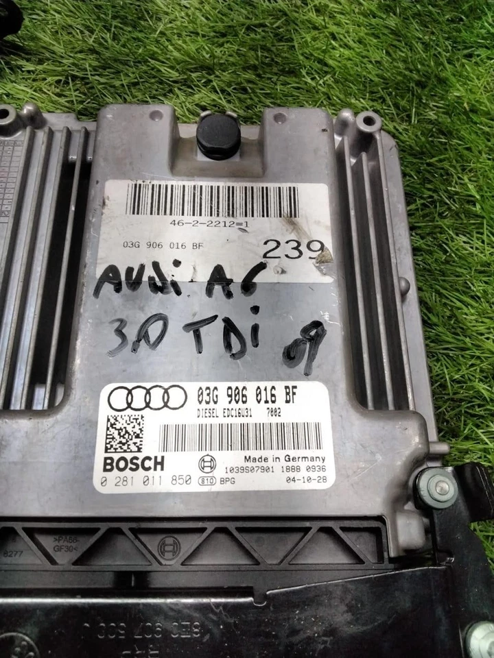 KIT CHIAVI CENTRALINA MOTORE PER AUDI A6 Avant Serie C5 (4B5) 0281011850 Diesel - Immagine 2 di 4