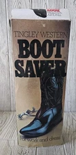 Vintage Tingley Western Boot Saver Men's Size Small 6.5 - 8 Black Waterproof