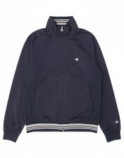 CHAMPION Mens Tracksuit Top Jacket Large Navy Blue BF11