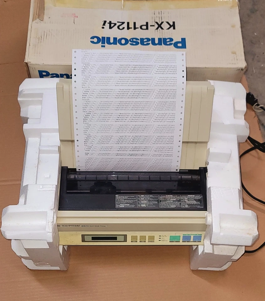 Panasonic KX-P1124i Point of Sale Dot Matrix Printer - Image 2 of 3