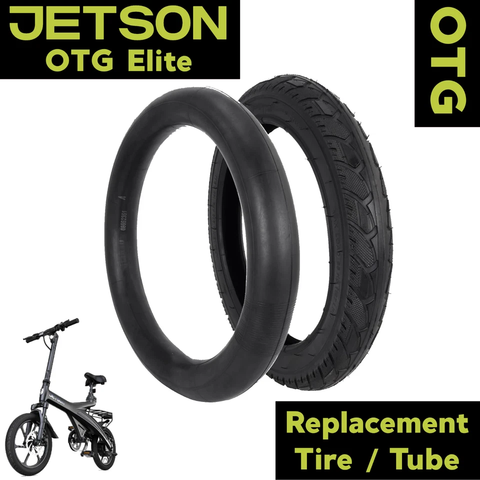 JETSON REPLACEMENT Jetson OTG Elite Electric eBike Direct Replacement Tire / Inner Tube Front Rear