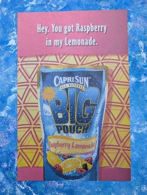 Capri Sun Big Pouch Raspberry Lemonade 2002 Werbung - siehe Details