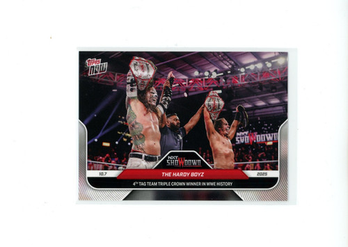 The Hardy Boyz - 2025 WWE Topps NOW® - Card 102 - PR: 1242
