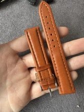 Vintage Watch Strap 18 mm  Leather Nos Top Quality V65
