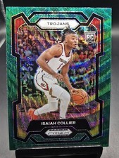 2024 Panini Prizm Draft Picks #2 Isaiah Collier Prizms Green Wave Rookie RC
