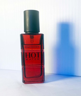 Davidoff Hot Water EDT Men 1 oz. Spray.  2014 Bottle. Coty Era. Level As Shown.