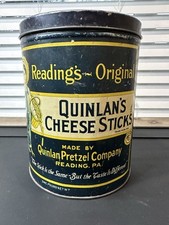 Quilan’s Cheese Sticks Quilan Pretzel Co Reading, PA AWESOME GRAPHICS *Rare