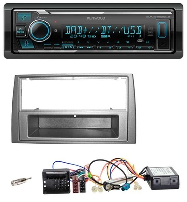 Kenwood Bluetooth CAN-Bus DAB USB Autoradio für Peugeot 308 2007-2009 silber - Bild 1 von 4