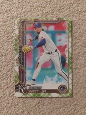 2025 Topps Holiday - Bobby Witt Jr. #H100 Holiday Green Plaid
