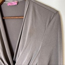 Eliza J Faux Wrap Clay Dress Size 12 Women’s NEW