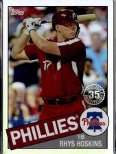2020 Topps Chrome #85TC-20 Rhys Hoskins 1985 Topps Baseball