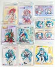 Vocaloid Hatsune Miku 16th Hannari Kyoto Acrylic Stand Badge Collectible Merch