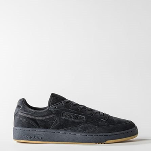 reebok club c 85 black suede