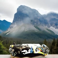 Defender-Xtreme 8.5" Queen Dragon Spring Assisted Folding Knife With Belt Clip