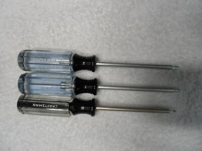 Craftsman Torx Screwdriver Set, made in USA (T10, T15, T20) - 3 pcs 