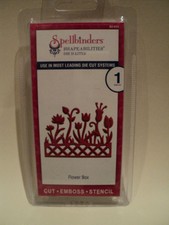 SPELLBINDERS SHAPEABILITIES DIE D-LITES FLOWER BOX  (1 DIE) S2-025  BNIP 