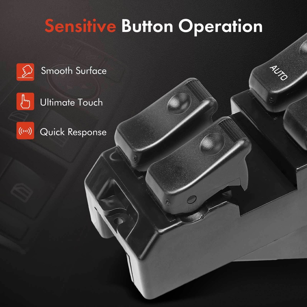 M*様 Switch Power Window Switch for Mazda MPV Protege 96-98 1.5L 1.8L 3.0L