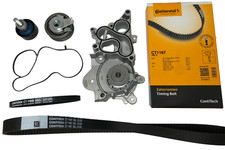 CONTI 2x Zahnriemen+Rollen+Wasserpumpe  für Audi Seat Skoda VW; A1, A3, A4