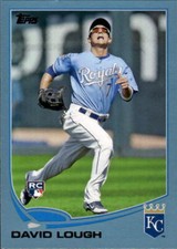 2013 Topps David Lough #268 Blue Kansas City Royals 7L