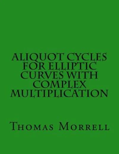 Aliquot Cycles For Elliptic Curves With Complex Multiplication