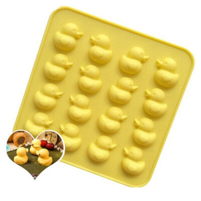 Cute Duck Silicone Mold Diy Chocolate Ice Biscuit Candy Mould-wy