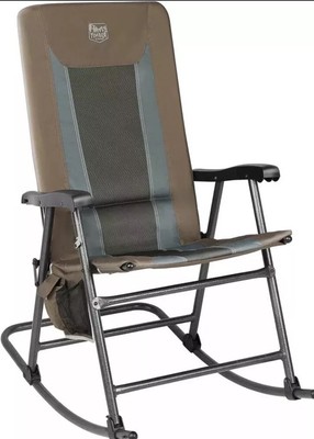 TIMBER RIDGE Foldable Padded Rocking Chair for Outdoor, High Back and Heavy D...