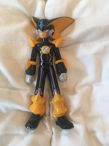 MegaMan NT Warrior Bass 6" Action Figure (Mattel, 2004) Bass.EXE *Missing Items* - Picture 1 of 1