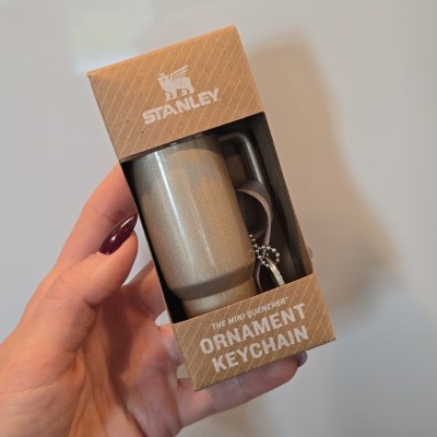 STANLEY x E.L.F MINI QUENCHER ORNAMENT KEYCHAIN HONEY TALKS NIB