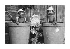Bill and Ben Flowerpot Men 1 Childrens TV show A4 repro poster Choice of frame