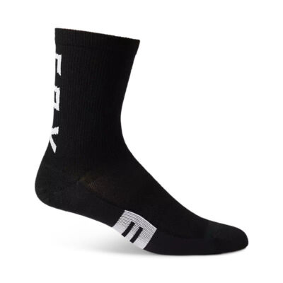   FOX Racing Flexair Socken Merinowolle 15cm schwarz