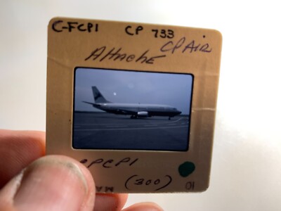 CP ATTACHE fly 35mm SLIDE plane COMMERCIAL AIRLINE aircraft #426