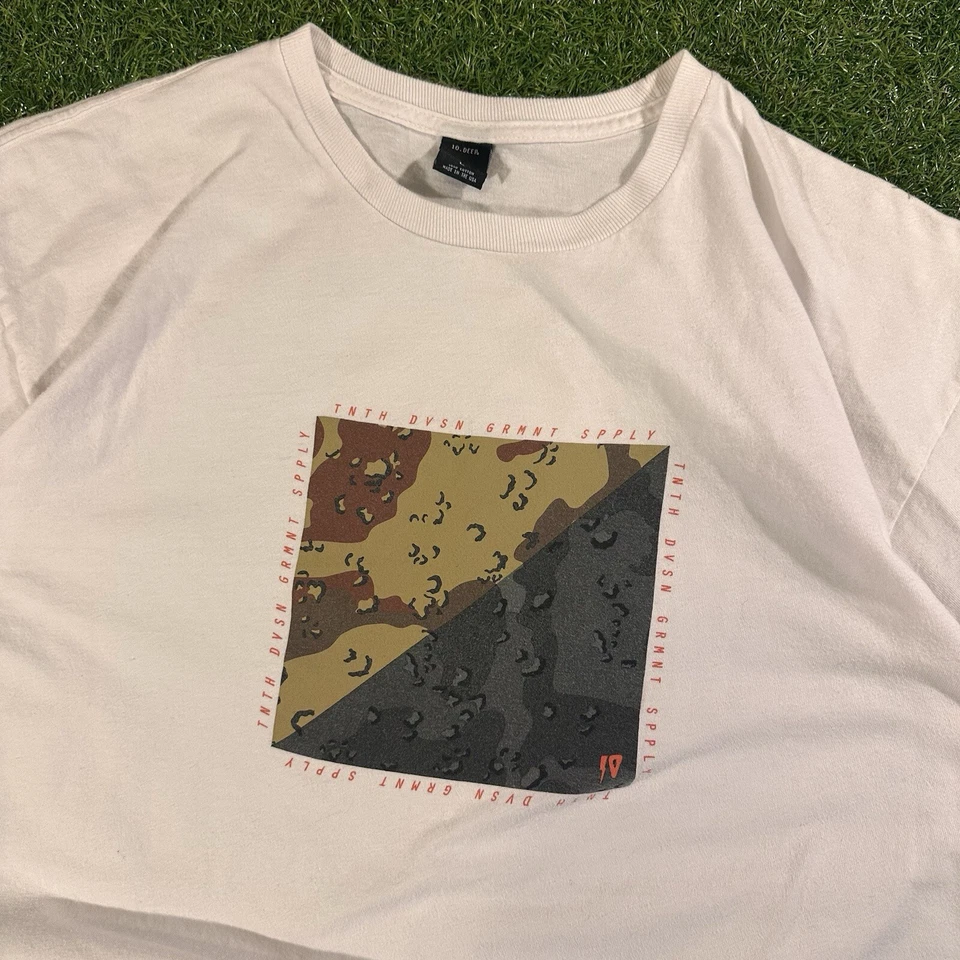 Camiseta Camuflada Camiseta Táctica Manga Corta Militar Ejército 10 Profundo Talla Grande Foto 2 de 4